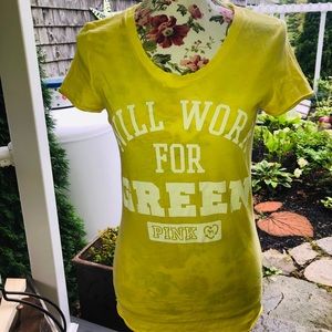 Yellow Vintage VS Pink Tee